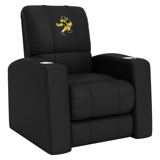 Relax Home Theater Recliner with Iowa Hawkeyes Football Herky Logo