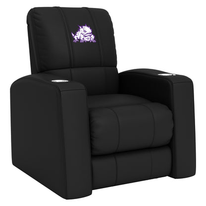 Relax Home Theater Recliner with TCU Horned Frogs Secondary