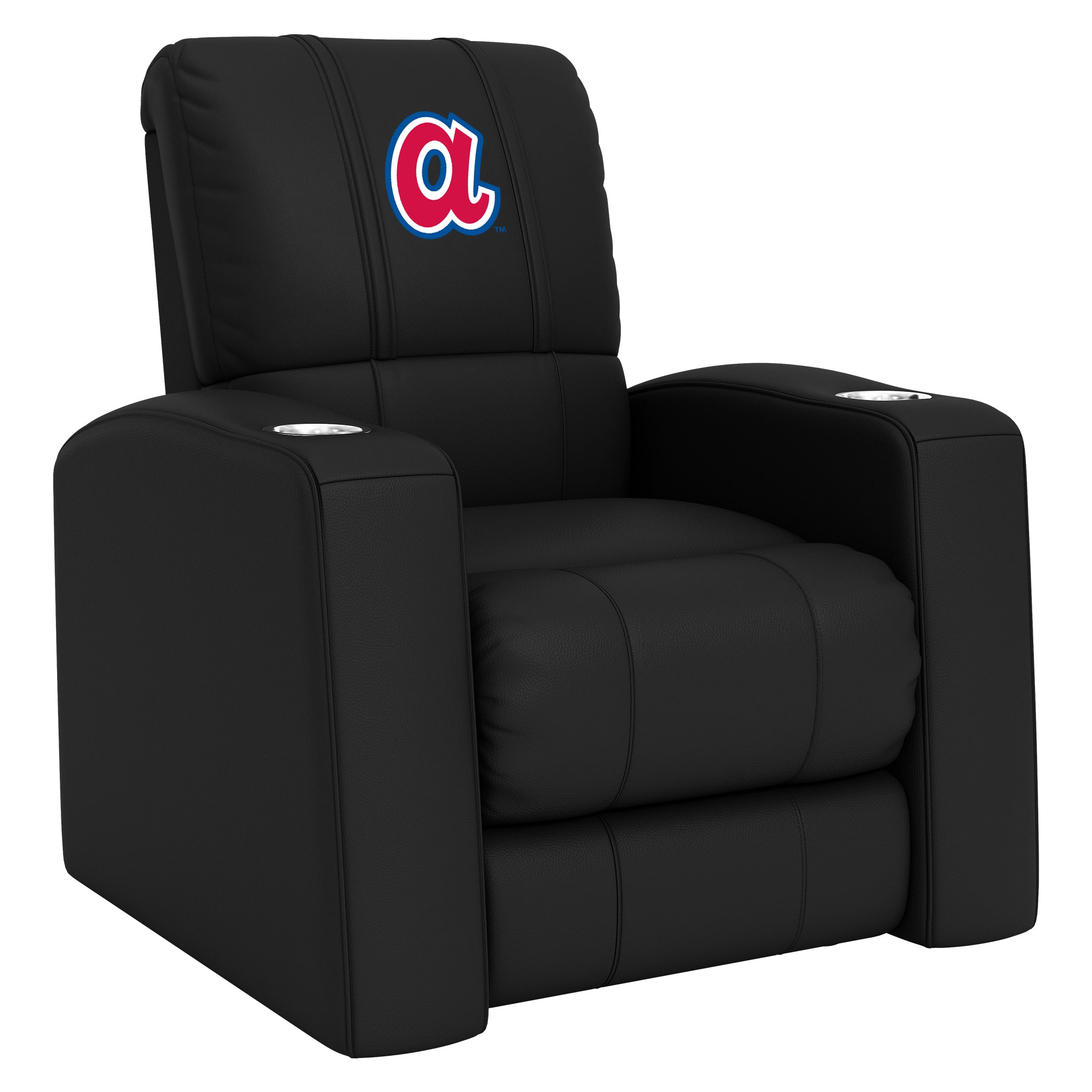 Relax Home Theater Recliner with Atlanta Braves Cooperstown Primary