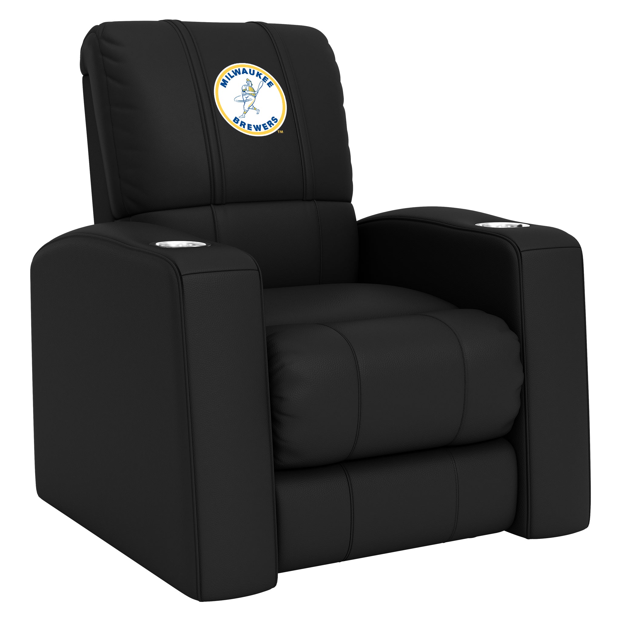 Relax Home Theater Recliner with Milwaukee Brewers Cooperstown Primary