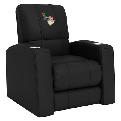 Relax Home Theater Recliner with Santa Claus Merry Christmas Logo