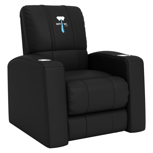 Relax Home Theater Recliner with Father's Day Tie Logo Panel