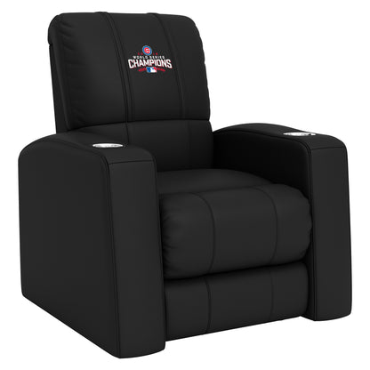 Relax Home Theater Recliner with 2016 Chicago Cubs World Series Logo
