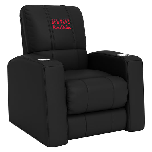 Relax Home Theater Recliner with New York Red Bulls Wordmark Logo