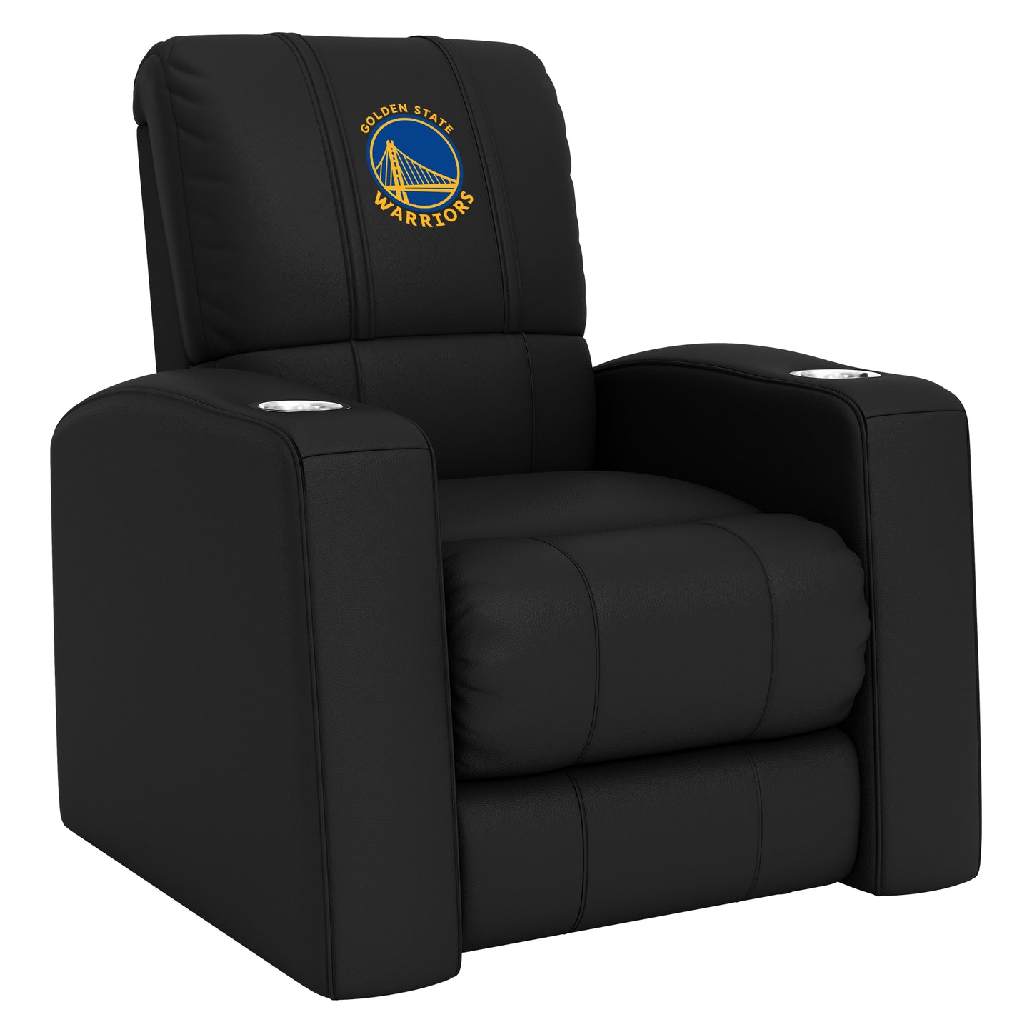 Relax Home Theater Recliner with Golden State Warriors Global Logo