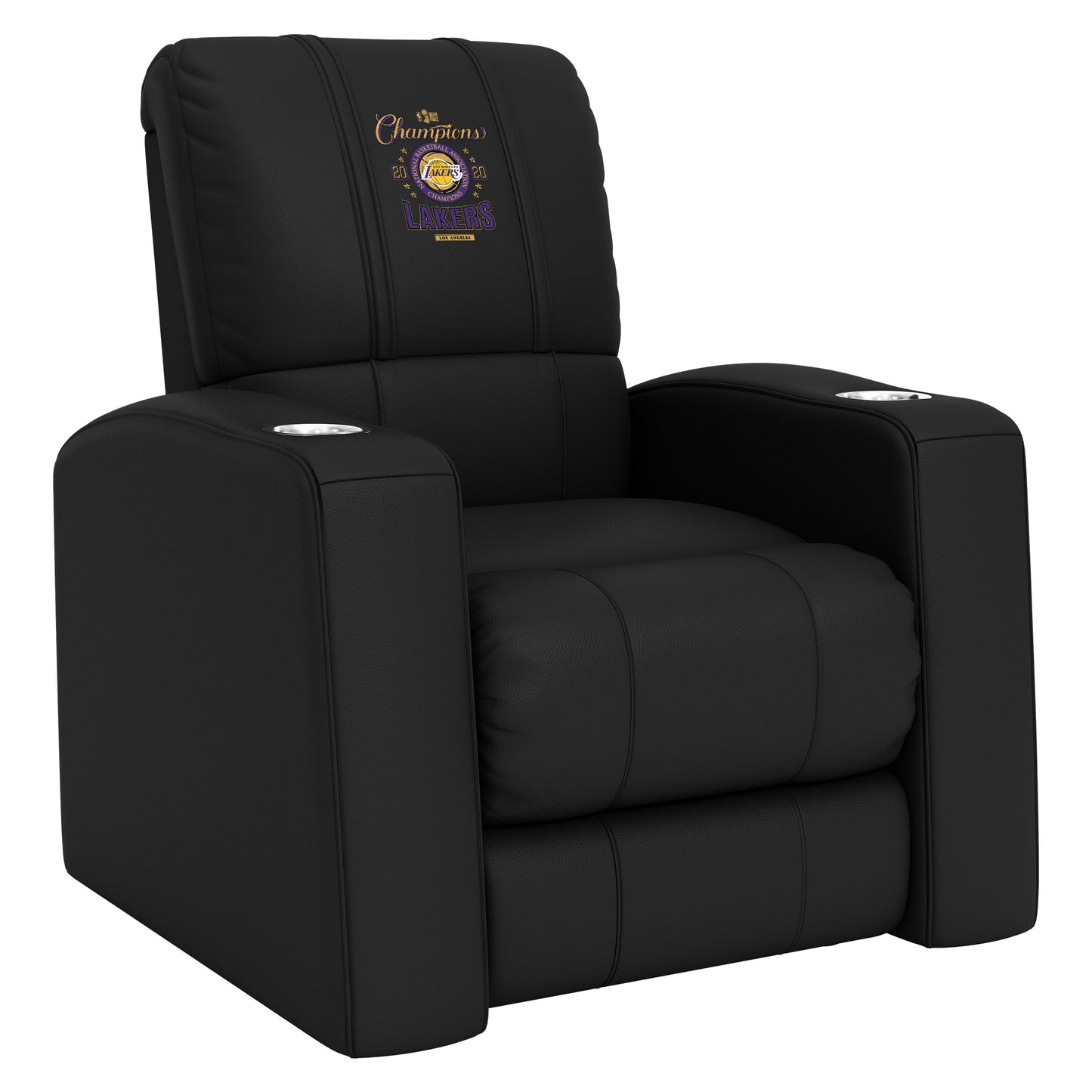 Relax Home Theater Recliner with Los Angeles Lakers 2020 Champions Logo