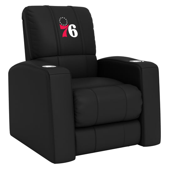 Relax Home Theater Recliner with Philadelphia 76ers Secondary