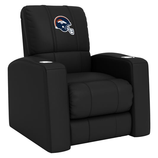 Relax Home Theater Recliner with  Denver Broncos Helmet Logo