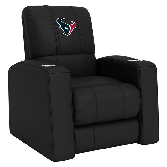Relax Home Theater Recliner with  Houston Texans Primary Logo