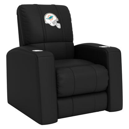 Relax Home Theater Recliner with  Miami Dolphins Helmet Logo