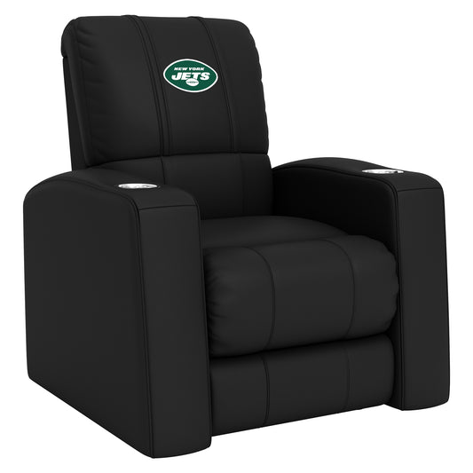 Relax Home Theater Recliner with  New York Jets Primary Logo