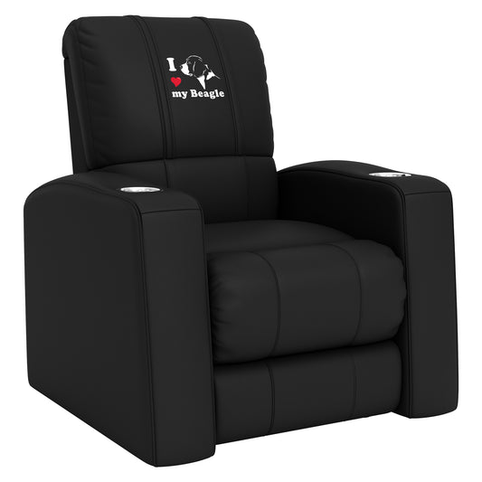 Relax Home Theater Recliner with Beagle Logo Panel