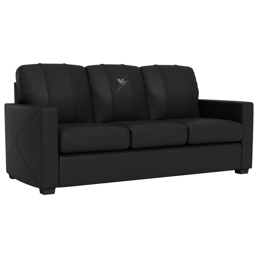 Silver Sofa with Pheasant Flushing Logo