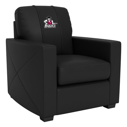 Silver Club Chair with New Mexico State Aggies Logo