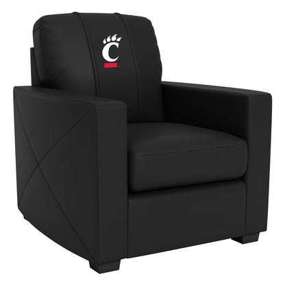 Silver Club Chair with Cincinnati Bearcats Logo