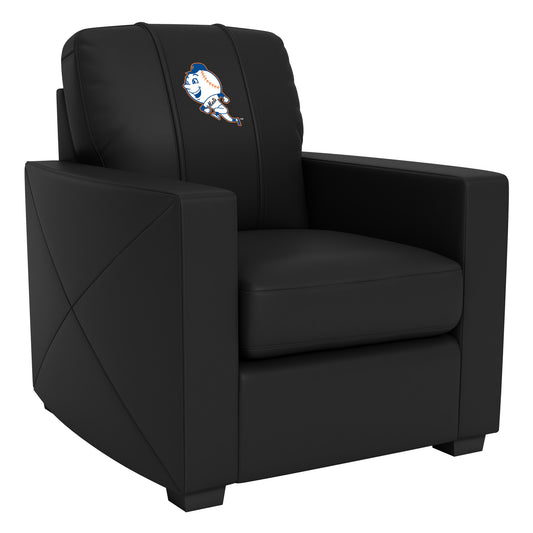 Silver Club Chair with New York Mets Cooperstown Primary