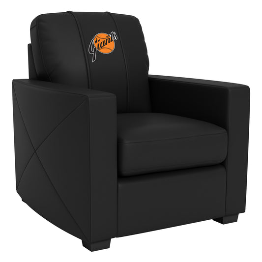 Silver Club Chair with San Francisco Giants Cooperstown