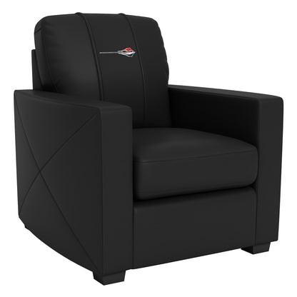 Silver Club Chair with Stingray Symbol Logo