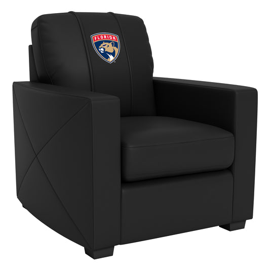 Silver Club Chair with Florida Panthers Logo