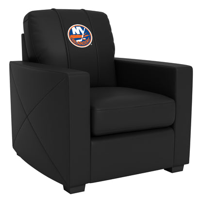 Silver Club Chair with New York Islanders Logo