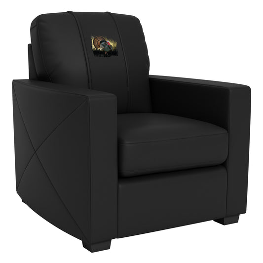 Silver Club Chair with Turkey Logo