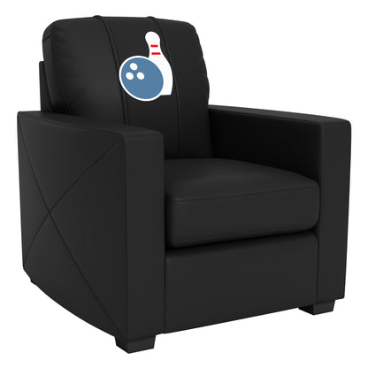 Silver Club Chair with Bowling Logo Panel