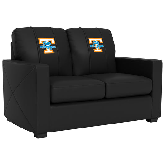 Silver Loveseat with Tennessee Lady Volunteers Logo