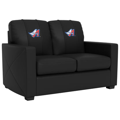 Silver Loveseat with California Angels Cooperstown Primary
