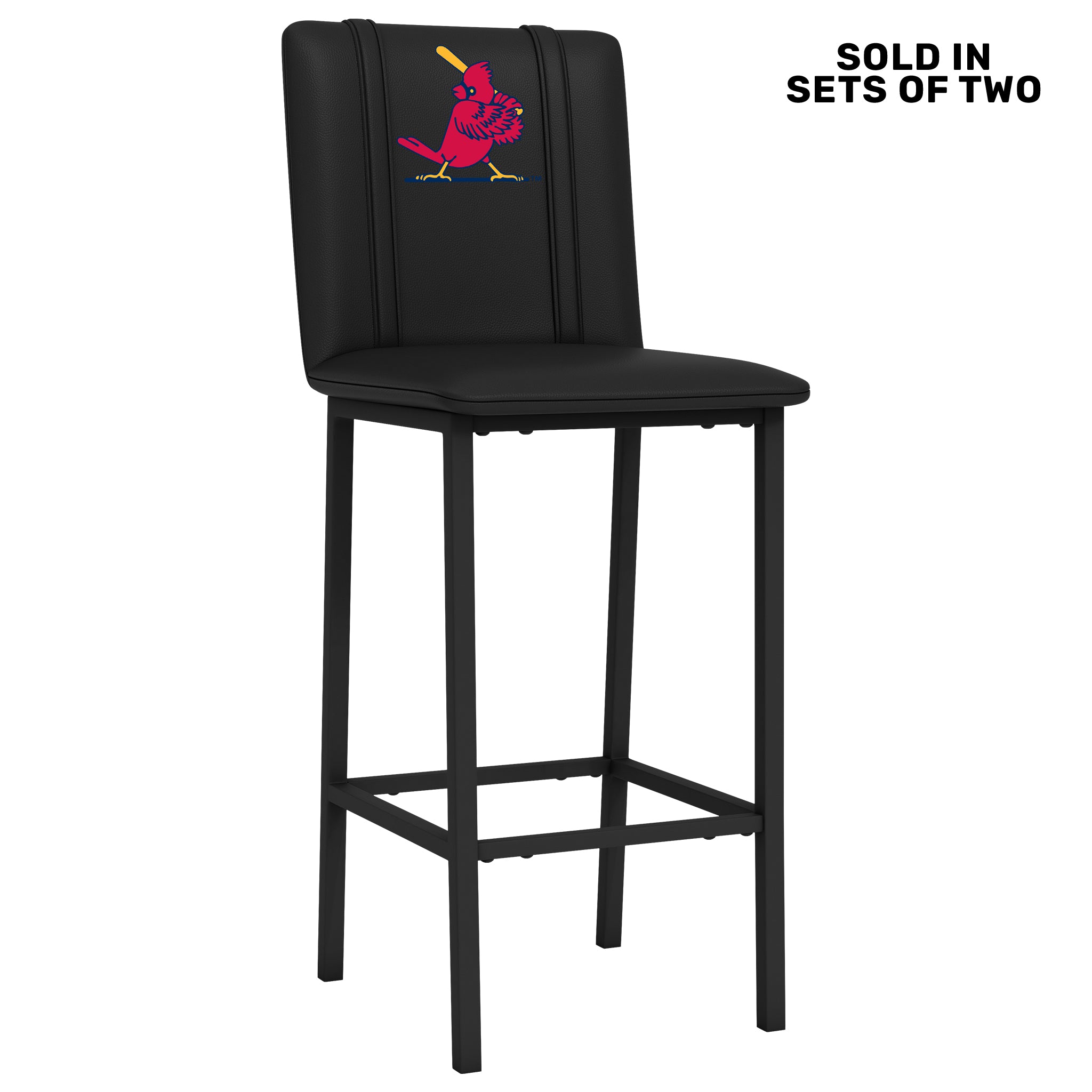 Bar Stool 500 with St Louis Cardinals Cooperstown Primary Set of 2