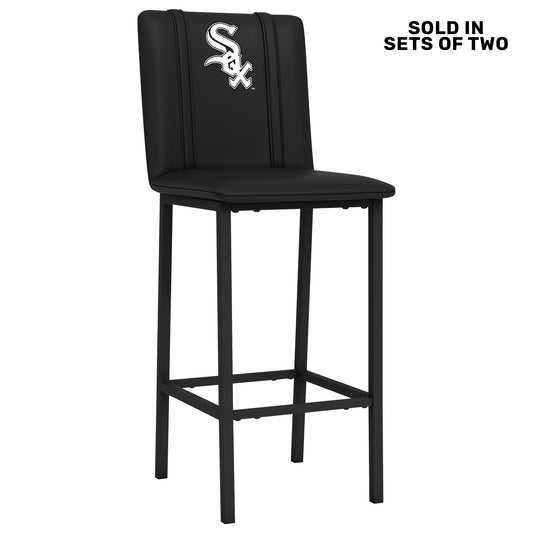 Bar Stool 500 with Chicago White Sox Primary Logo Set of 2