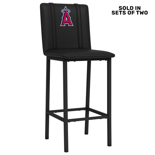 Bar Stool 500 with Los Angeles Angels Logo Set of 2