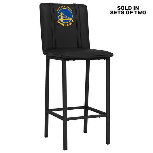 Bar Stool 500 with Golden State Warriors Global Logo Set of 2