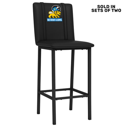 Bar Stool 500 with Detroit Lions Classic Logo Set of 2