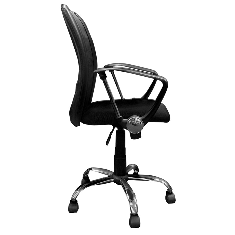 Curve Task Chair with Mountain Background Logo Panel