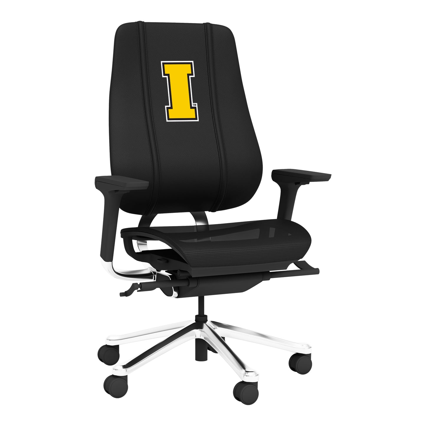 PhantomX Gaming Chair with Iowa Hawkeyes Block I Logo