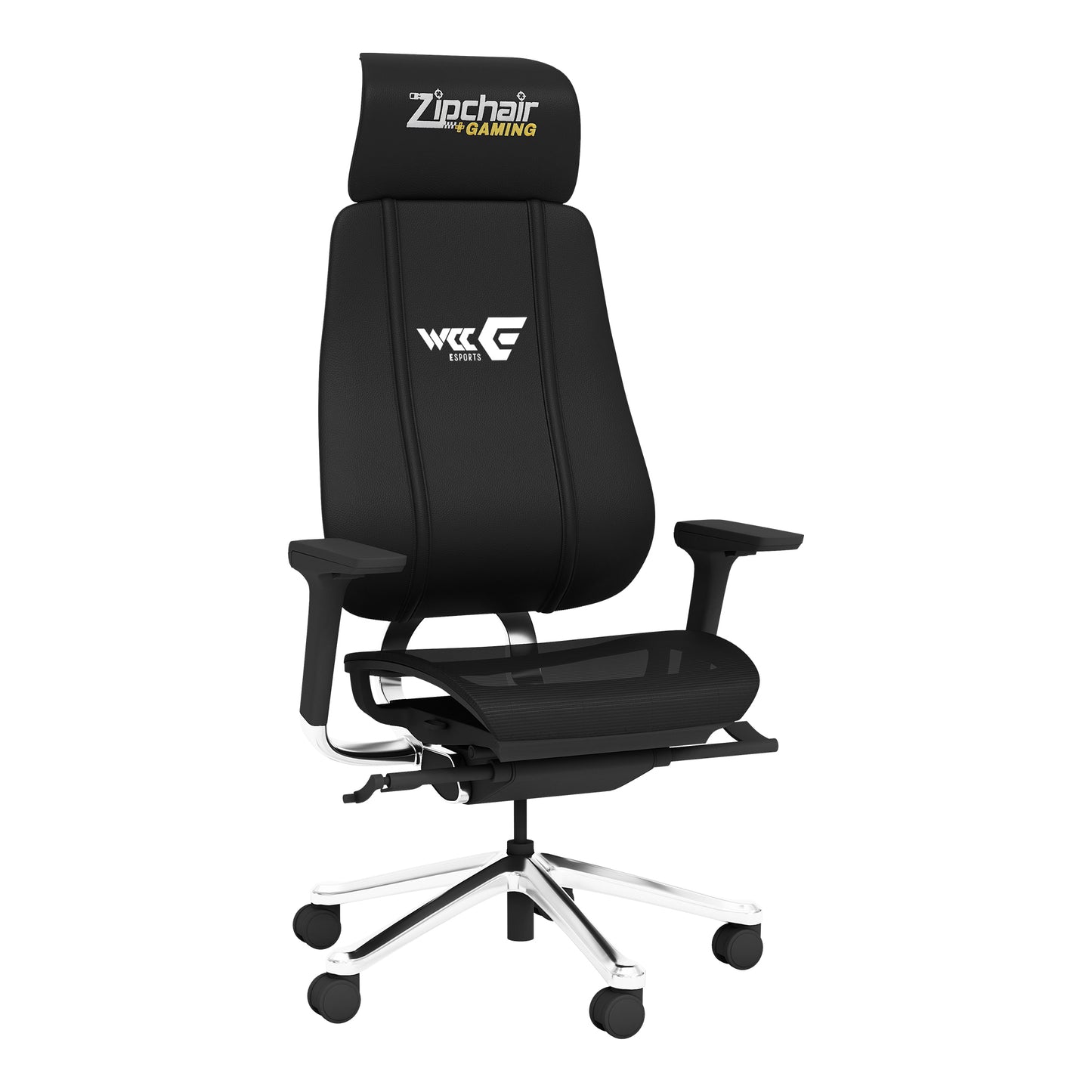 Phantomx Mesh Gaming Chair with West Coast Esports Conference Logo
