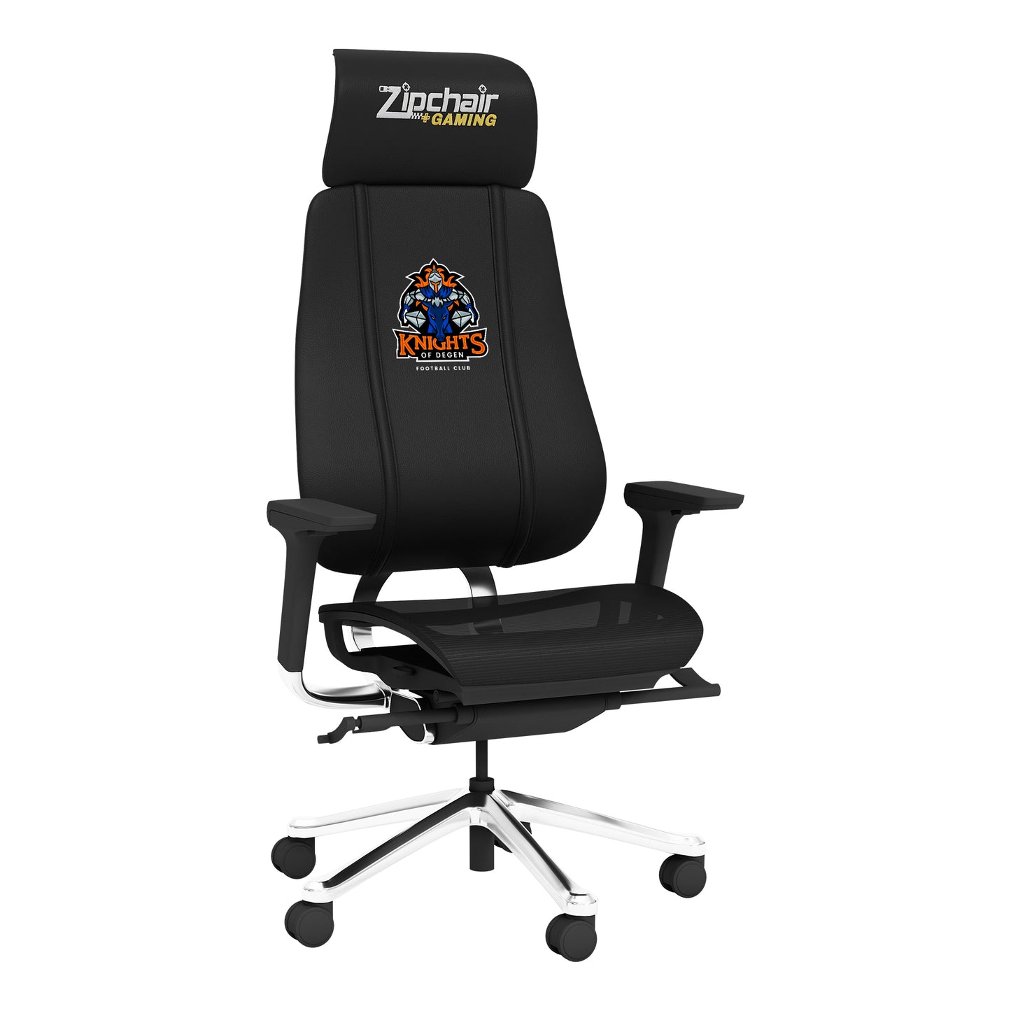 PhantomX Mesh Gaming Chair with Knights of Degen Primary Logo