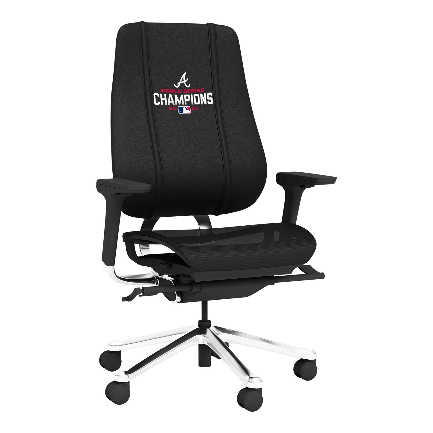 PhantomX Mesh Gaming Chair with Atlanta Braves 2021 World Champions Logo