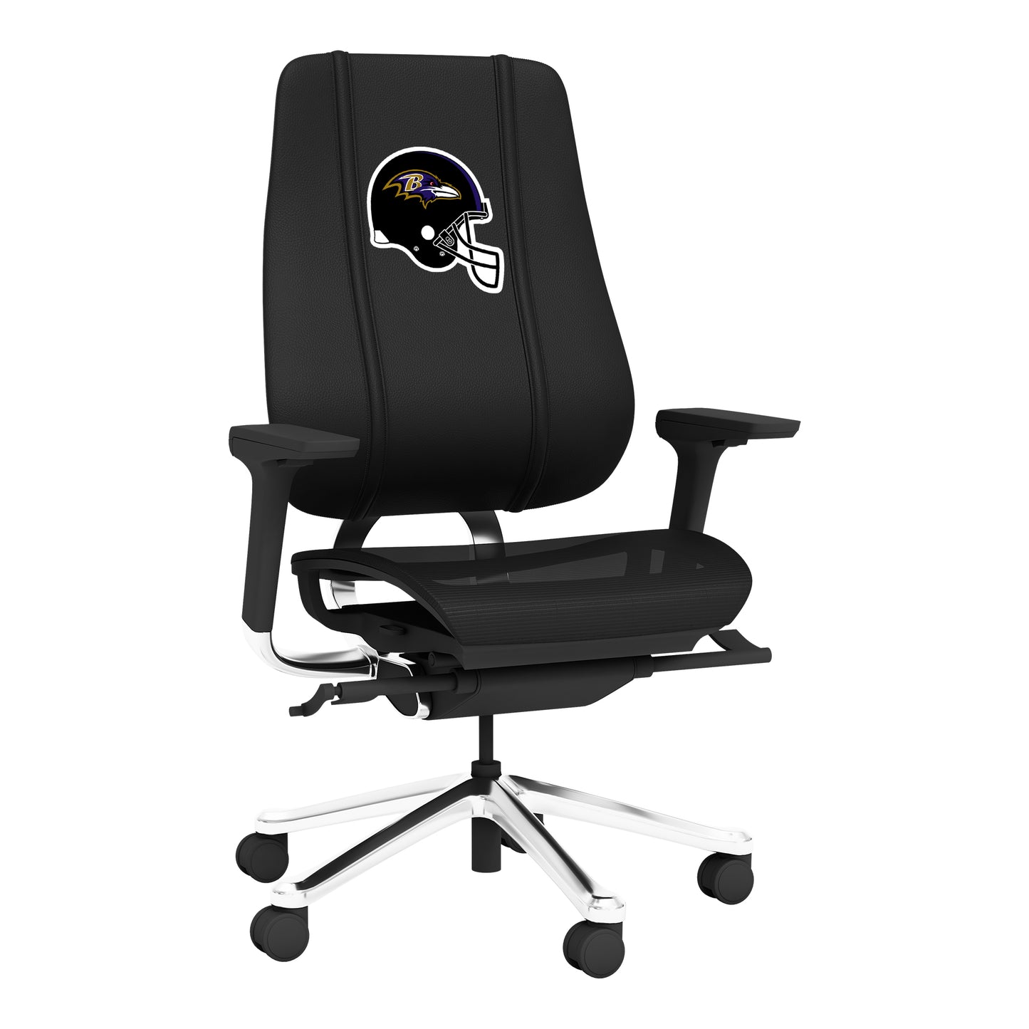 PhantomX Mesh Gaming Chair with Baltimore Ravens Helmet Logo