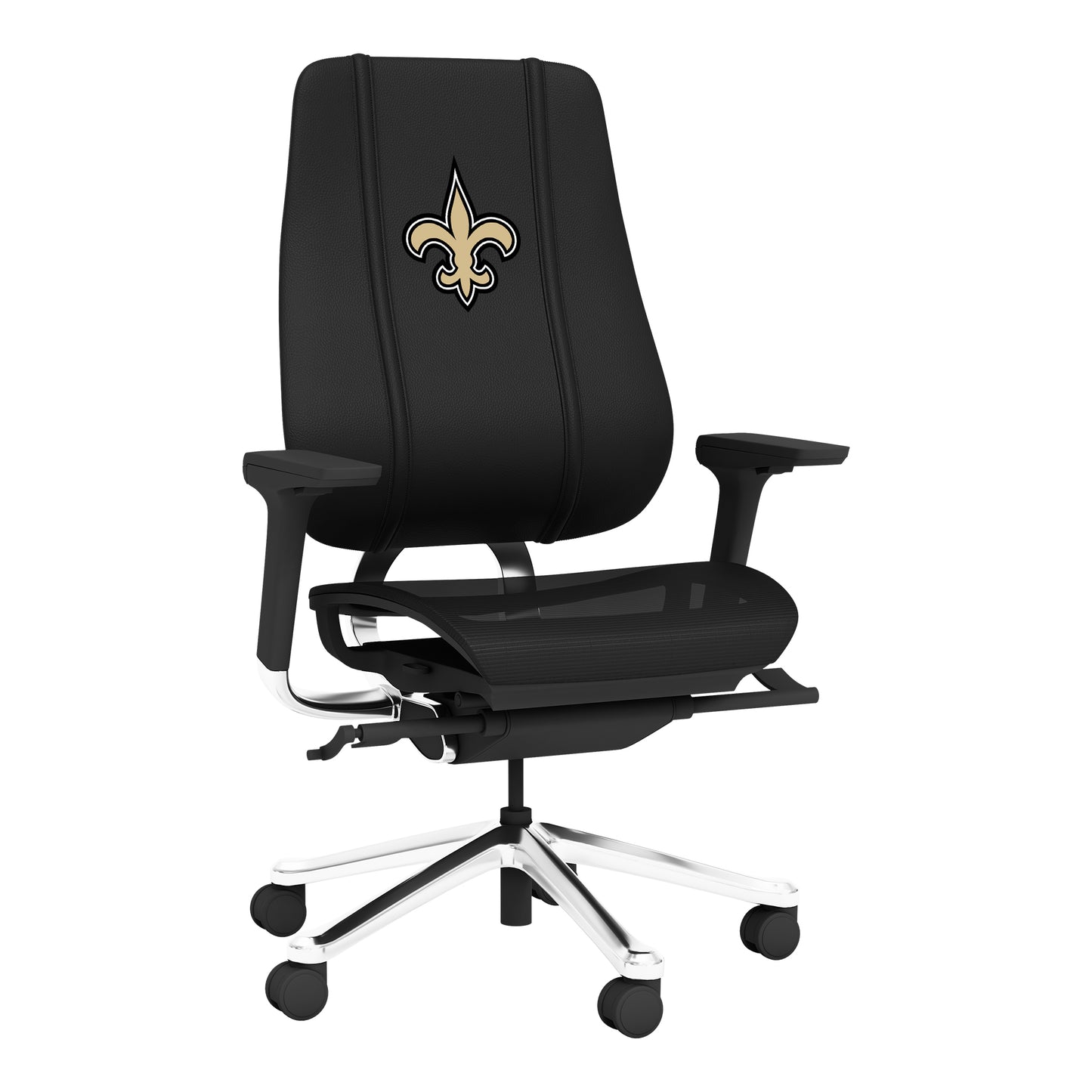 PhantomX Mesh Gaming Chair with  New Orleans Saints Primary Logo