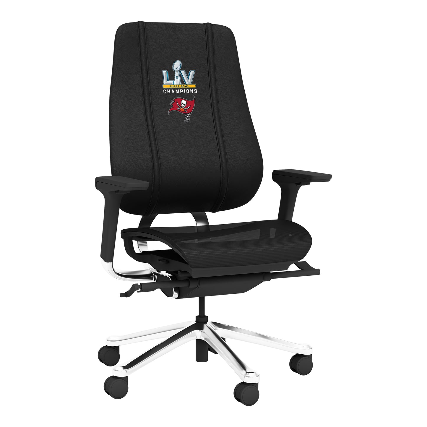 Tampa Bay Buccaneers Primary Super Bowl LV Logo PhantomX Mesh Gaming Chair