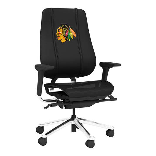 PhantomX Mesh Gaming Chair with Chicago Blackhawks Logo