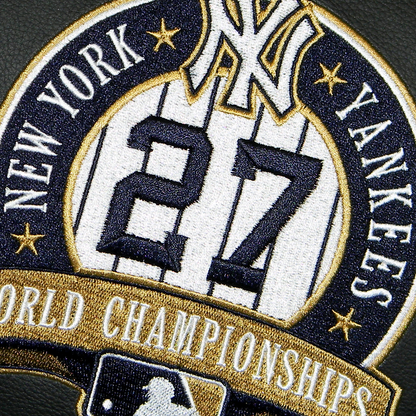 Silver Club Chair with New York Yankees 27th Champ
