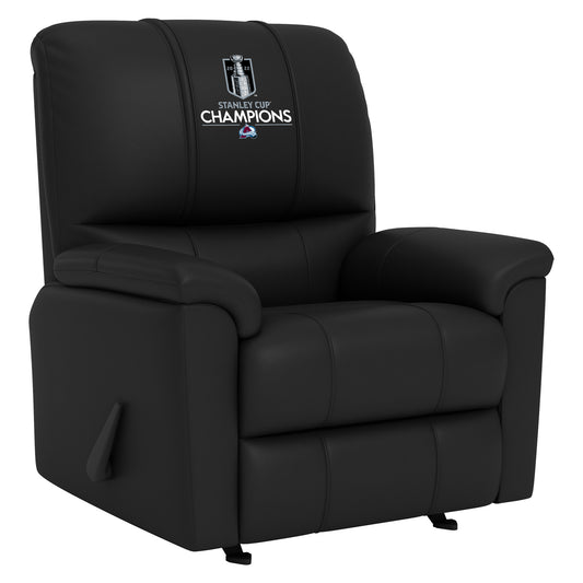 Freedom Rocker Recliner with Colorado Avalanche 2022 Champions Logo