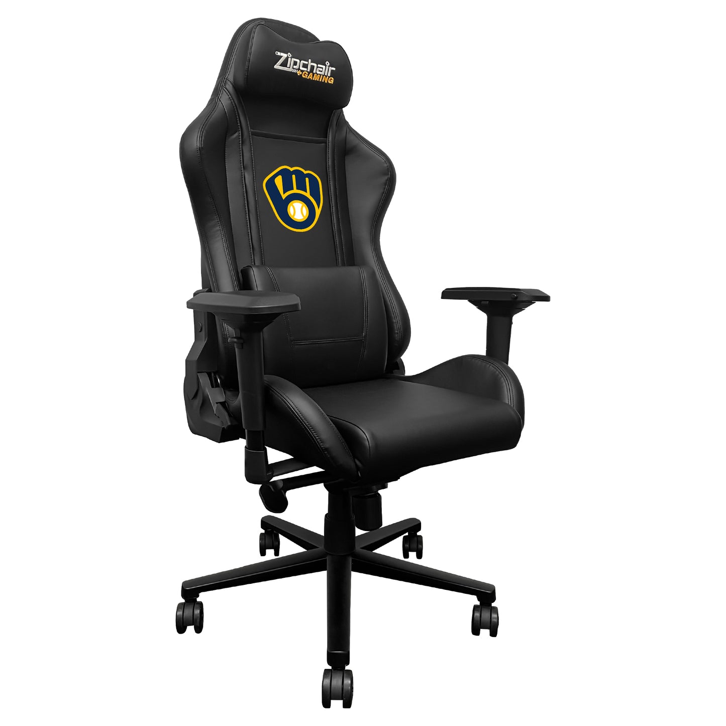 Xpression Pro Gaming Chair with Milwaukee Brewers Alternate Logo