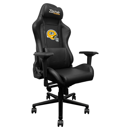 Xpression Pro Gaming Chair with  Green Bay Packers Helmet Logo