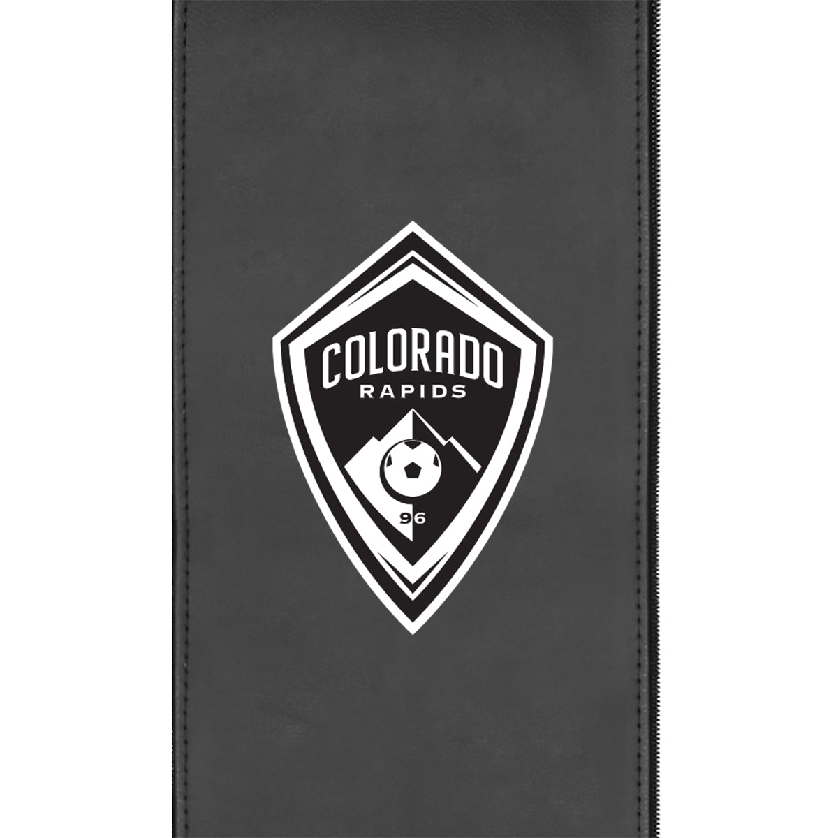 Silver Loveseat with Colorado Rapids Alternate Logo