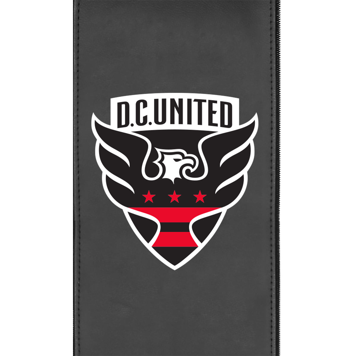 Silver Loveseat with DC United FC Logo