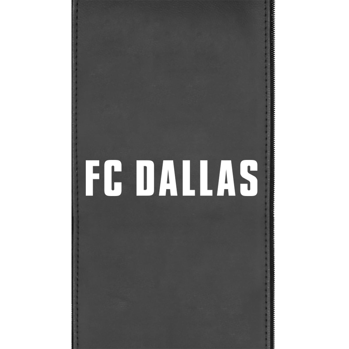 Silver Loveseat with FC Dallas Wordmark Logo