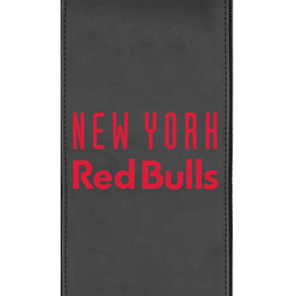 Silver Loveseat with New York Red Bulls Wordmark Logo